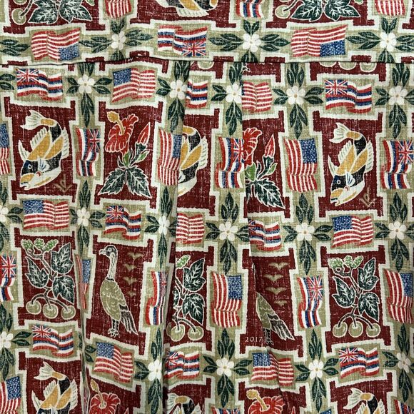 NWT Reyn Spooner Hawaiian Shirt Men 3XL Red Flag American Union Jack Button Down - Picture 6 of 7